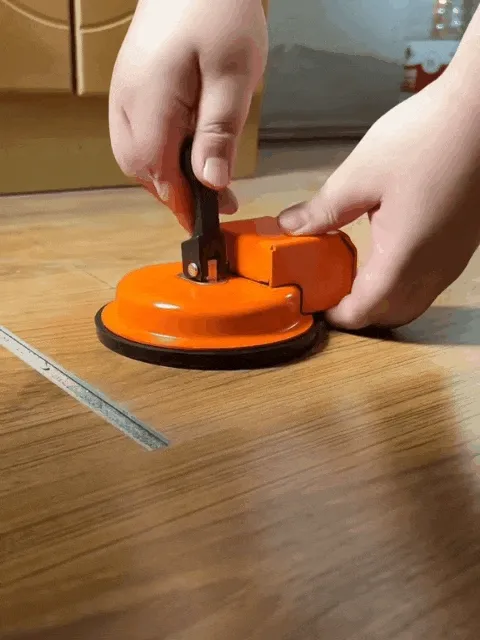 Floor gap repair demonstration